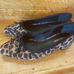 Cecile Leopard Bow Ballerina Flats